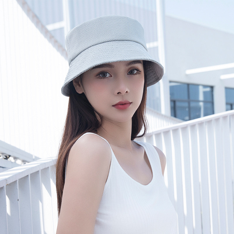 BK00006 UV Beskyttelse Stor tagudhæng Udendørs Dame Voksen Bucket Hat