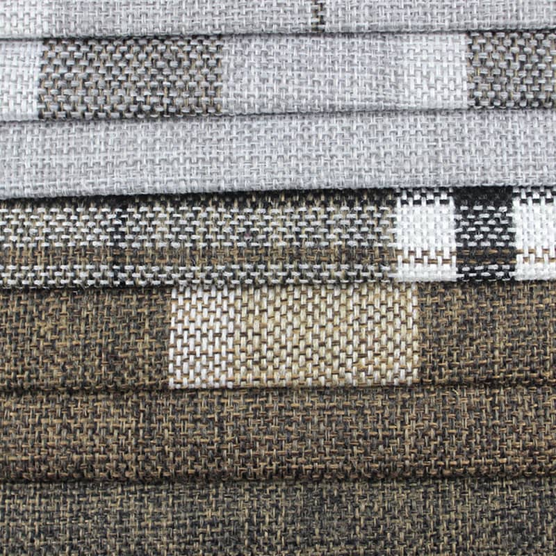 SM-A0004 Ternet polyester og hør sofastof