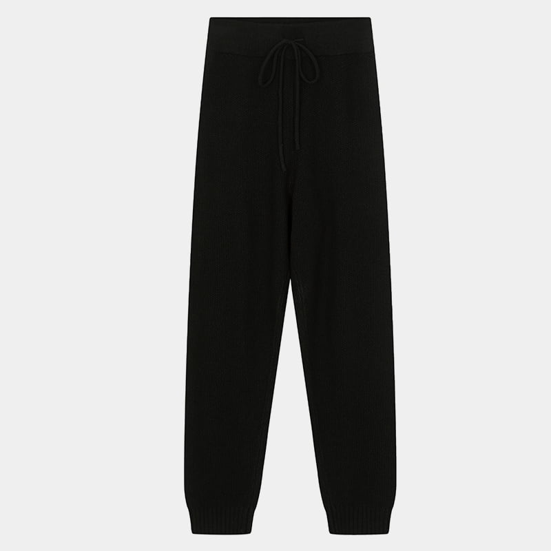 ML2237 Mid Waist Tykke High Density Casual Knit Bukser
