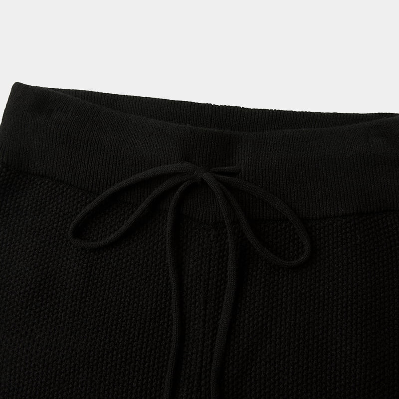 ML2237 Mid Waist Tykke High Density Casual Knit Bukser ML2237 Mid Waist Tykke High Density Casual Knit Bukser