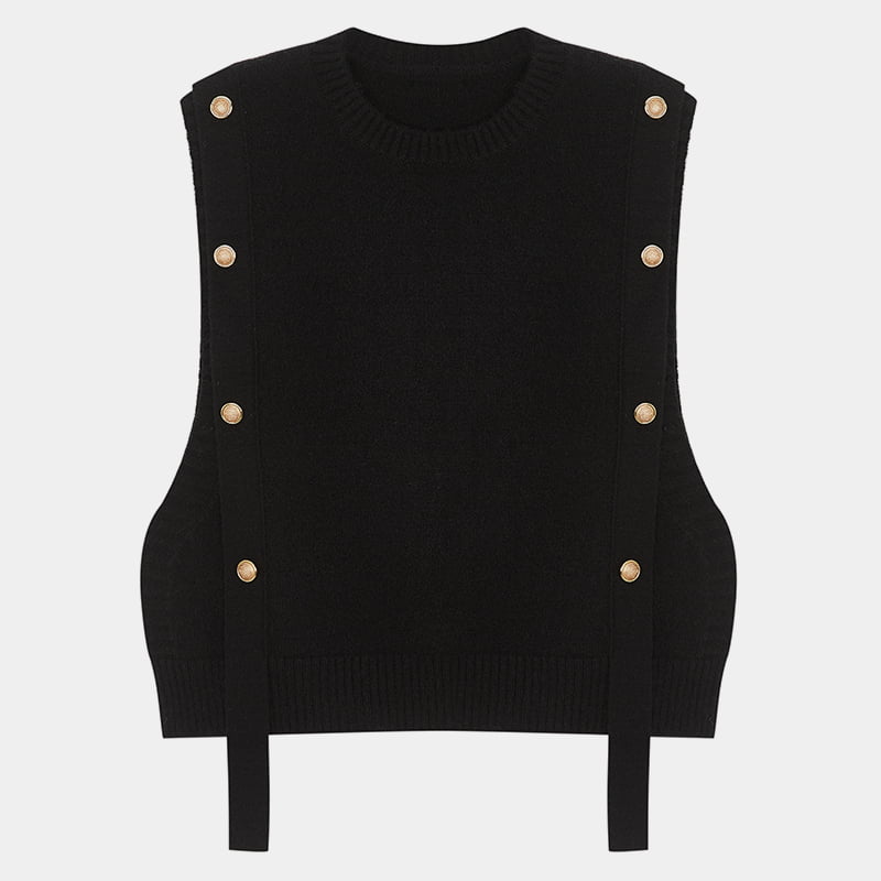 ML2217 Cool Style Fashion Vintage strikket sweatervest