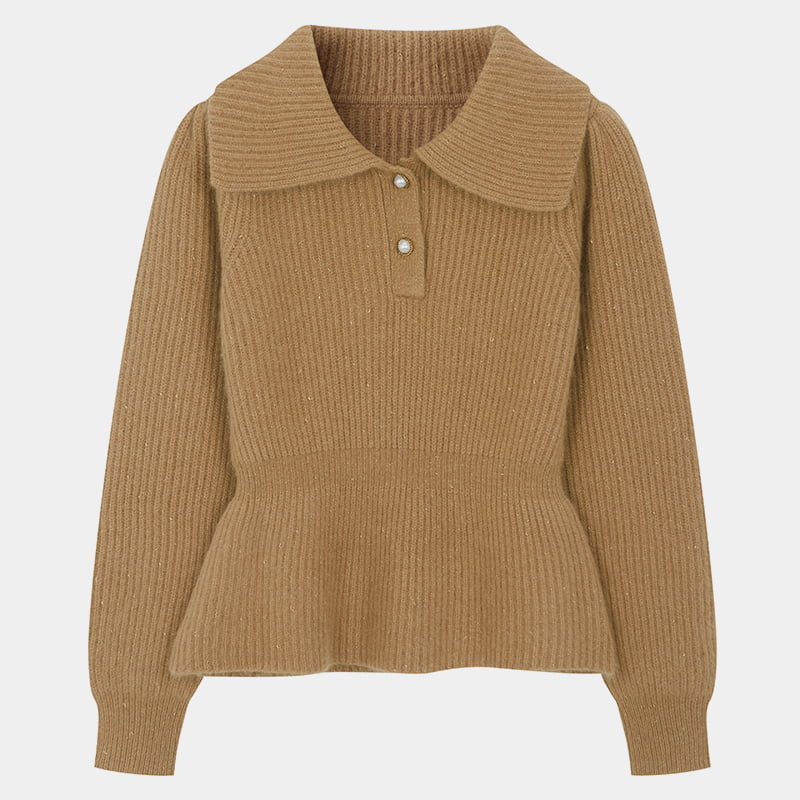 ML2215 Fransk talje Vis tynde kvinder strikket sweater